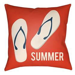 LTCH1444-2626 Litchfield Square Pillow, Red - 26 x 26 in.