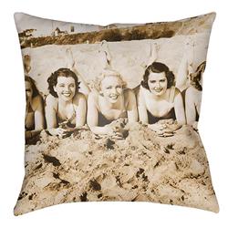 LTCH1462-1818 Litchfield Square Pillow, Sepia - 18 x 18 in.