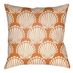 LTCH1484-2222 Litchfield Square Pillow, Bright Orange & Ivory - 22 x 22 in.