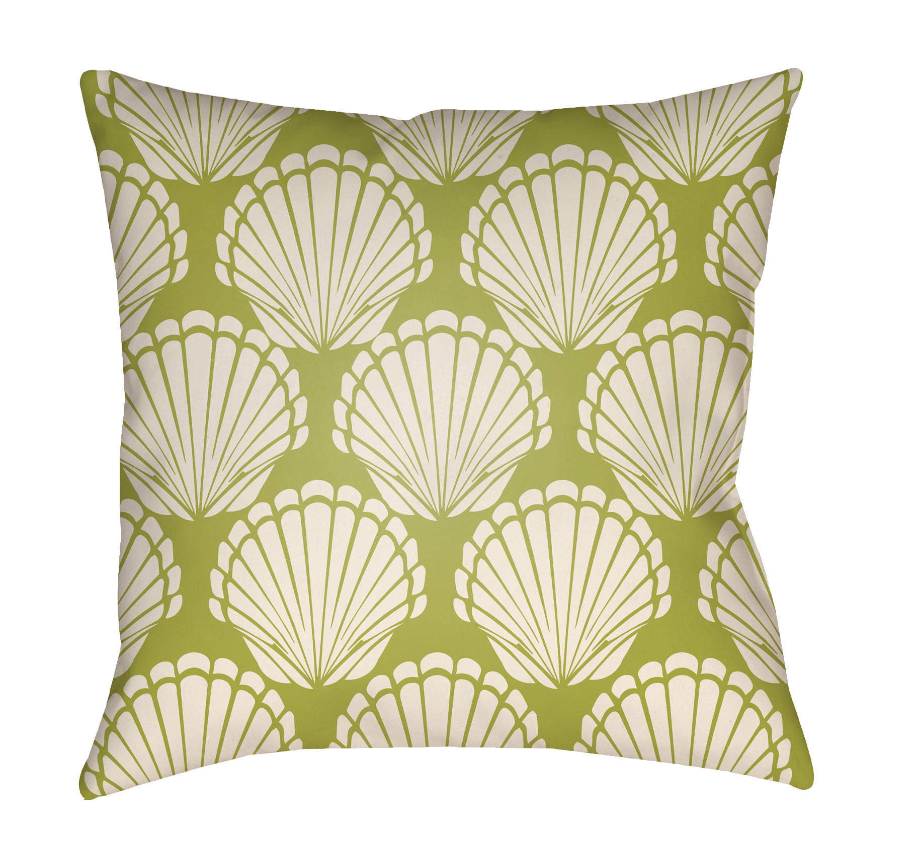 LTCH1490-2020 Litchfield Square Pillow, Green - 20 x 20 in.