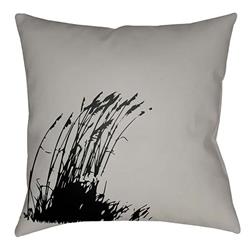 LTCH1493-2626 Litchfield Square Pillow, Gray & Onyx Black - 26 x 26 in.