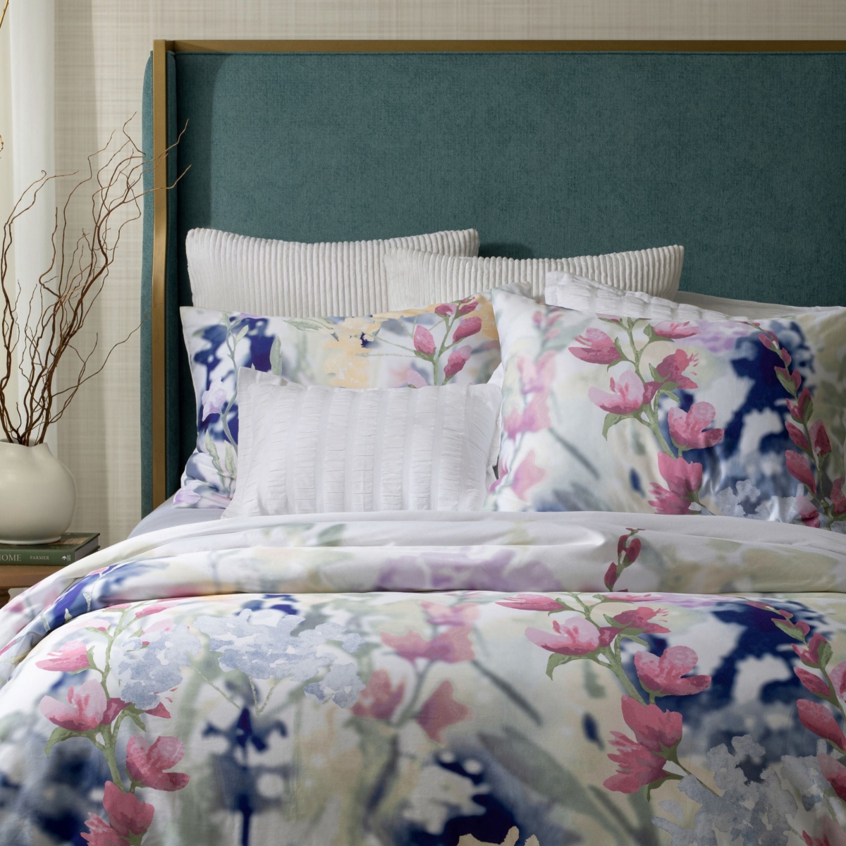 AH-MDW60 Meadow Duvet Set, Multi Color - Queen Size