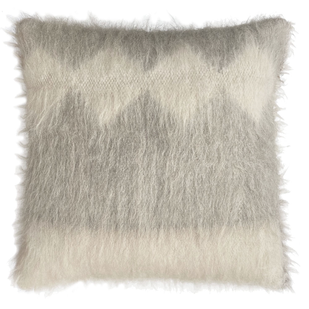 CMATOS90 Wool Cushion TORREY Square 90cm Grey