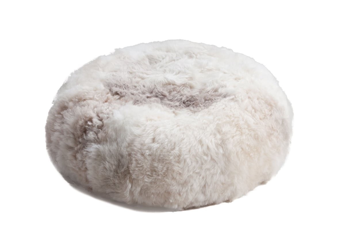 EESINMO6X6X2C Icelandic Shearling Ottoman Melange