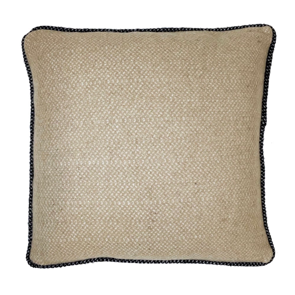 CMATEBGS50 Recycled Wool Blend Cushion Telluride Square 50cm Beige