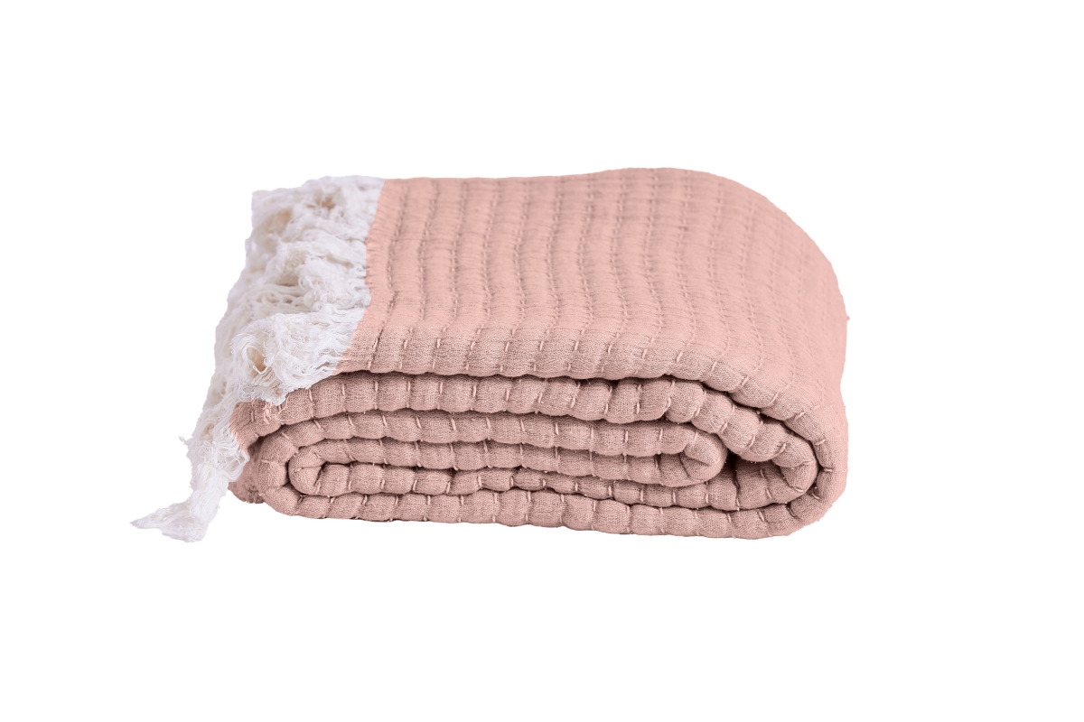 TRVBRIAR12X15-WLP Briar Artisinal Handwoven Throw Light Pink