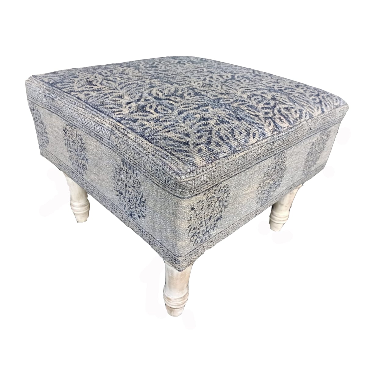 EESTAGST6AG4X4X3 Printed Cotton Stool DEEPA