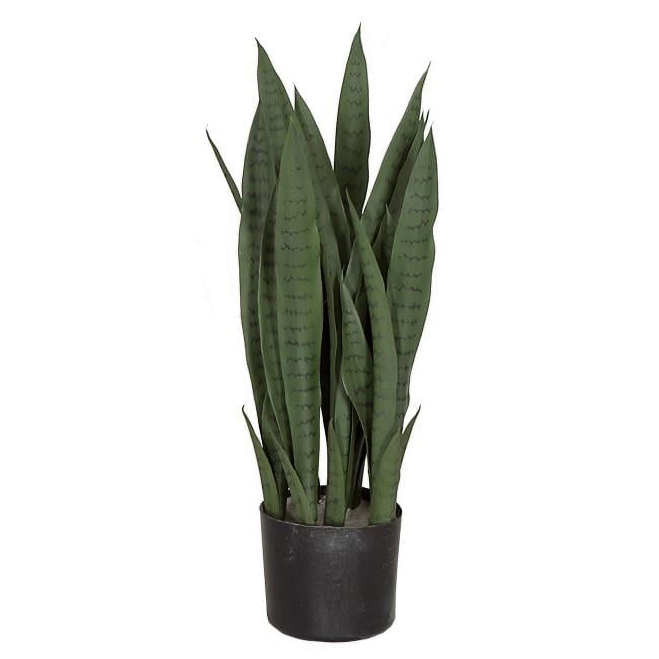 AR-162185 28 in. Fire Retardant Sansevieria Plant, Green