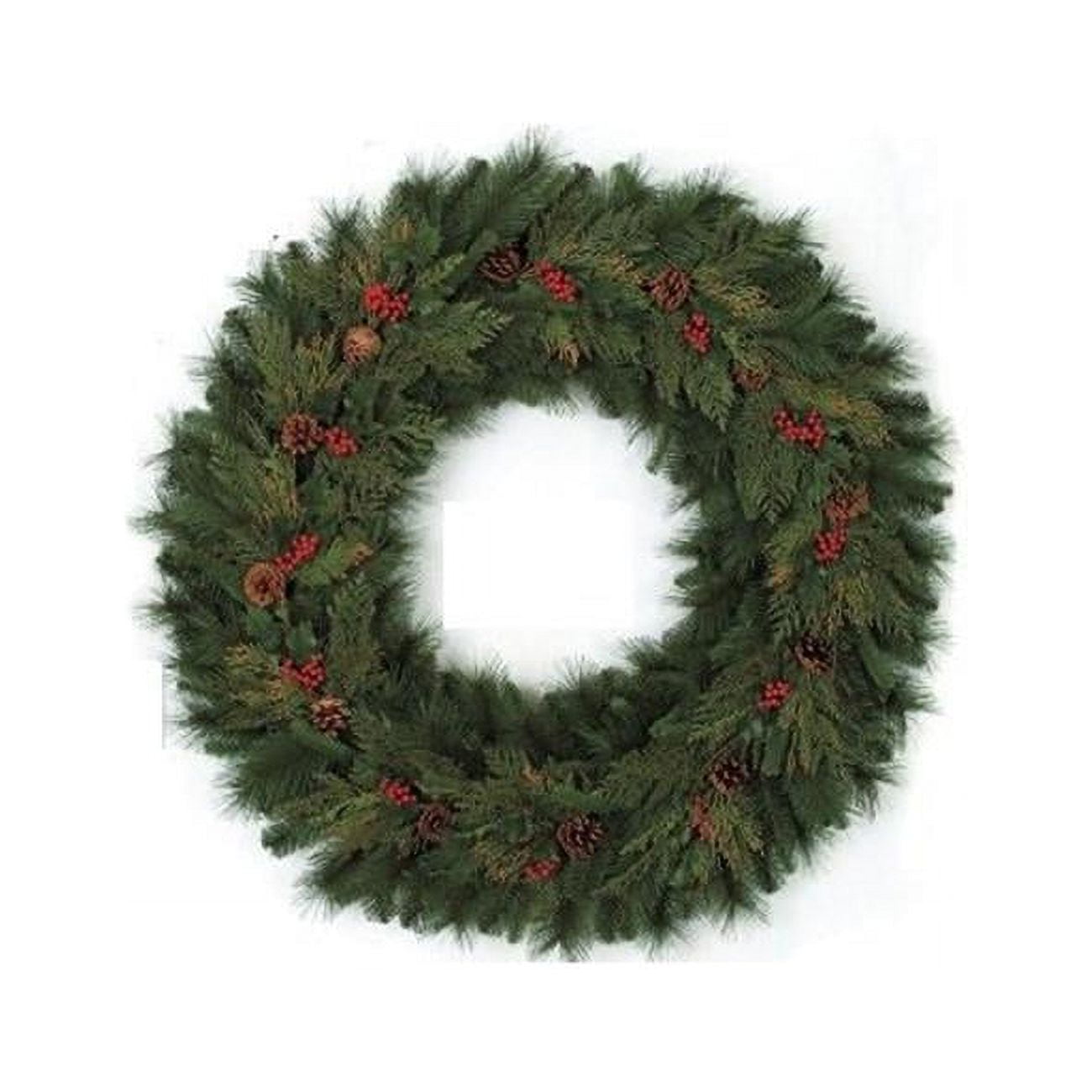 Picture of Autograph Foliages C-170016 48 in. Mixed Pine Wreath&#44; Mix Green