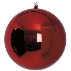 J-171040 19.5 in. Shiny Ball Ornament, Red