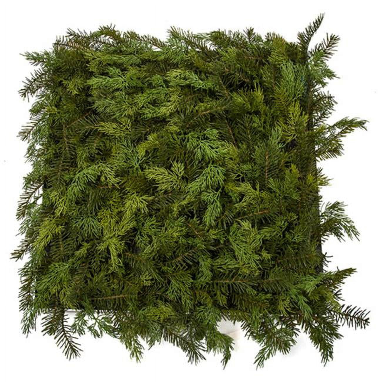 23 in. Plastic Mixed Pine Cedar Mat, Multicolor