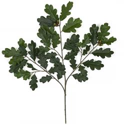 12 ft. Oak Tree On Fiberglass Trunk & Base with Pot, Green