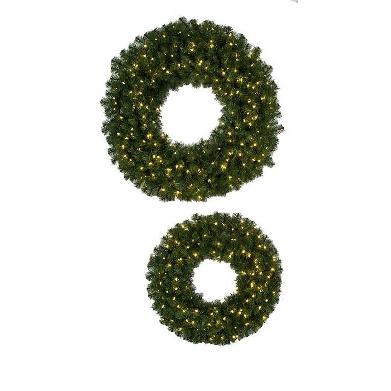 Picture of Autograph Foliages C-190370 60 in. Virginia Pine Wreath, Green