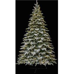 7.5 ft. Flocked Lockhart Fir Tree