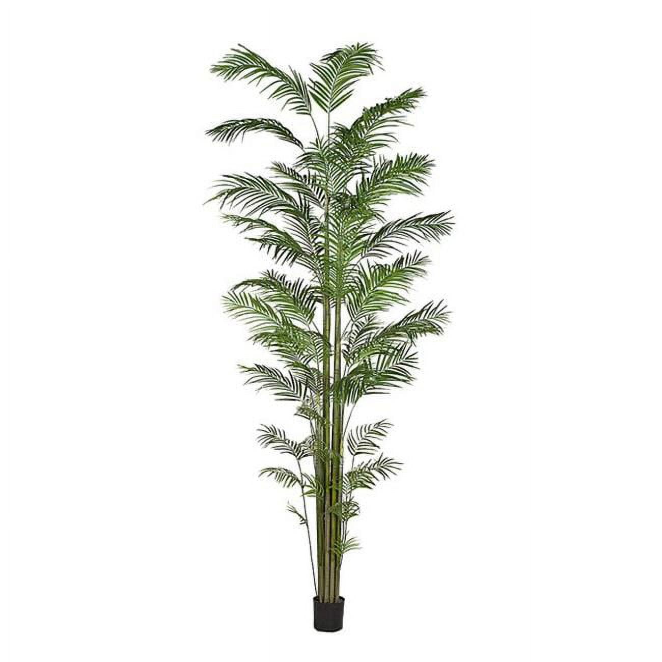 P-180270 8 ft. Section Large Potted Areca Palm Tree, Green - Set of 2