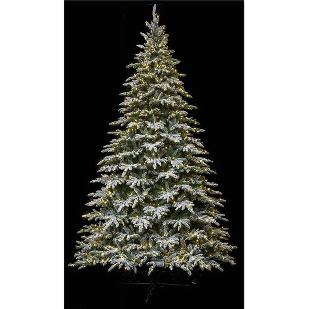 Picture of Autograph Foliages C-190214 9 ft. Medium Flocked Lockhart Fir Trees