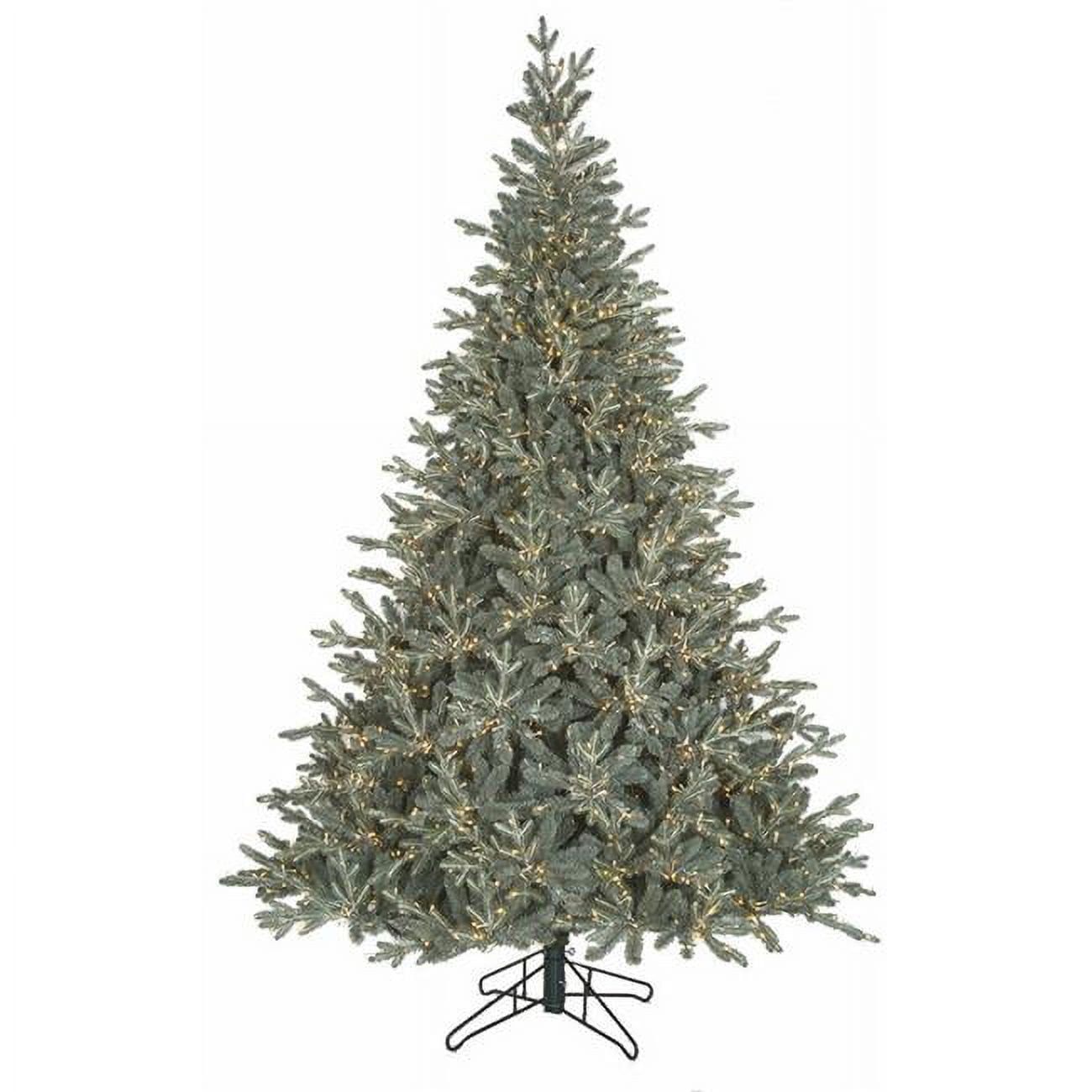 Picture of Autograph Foliages C-195044 3 ft. Appalachian Fir Potted Tree with Twinkling LED Lights, Light Blue