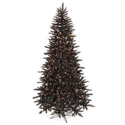 Picture of Autograph Foliages C-144604 7.5 ft. Tinsel Tree with Lights&#44; Black
