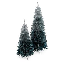 C-201000 5 ft. Ombre Tree, Blue & Silver