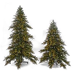 C-201224 15 ft. PE & PVC Princeton Fir Tree, Green