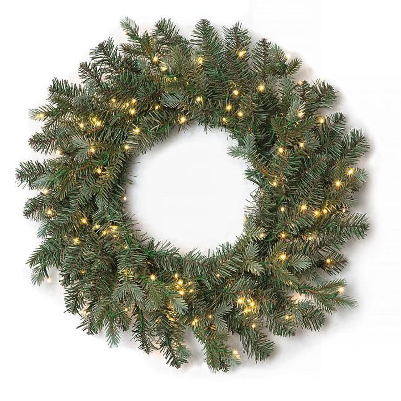 Picture of Autograph Foliages C-220244 36 in. Mixed PE & PVC Grand Spruce Wreath&#44; Blue & Green