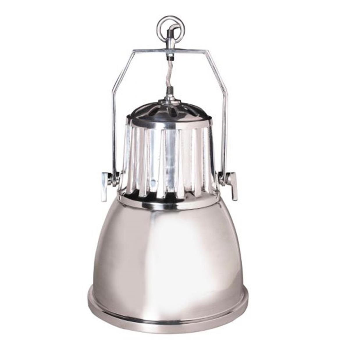 Picture of Authentic Models SL072 Hangar Lamp&#44; Polished Aluminum & Glass