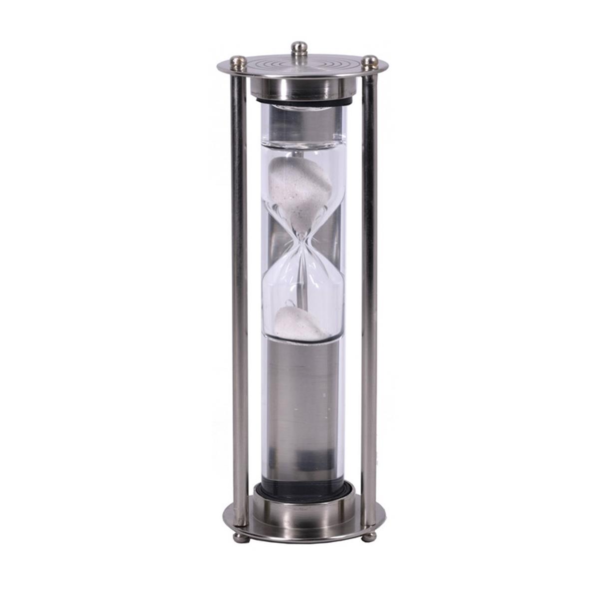 Picture of Authentic Models HG009 Liquid Hour Glass&#44; Silver - 3 Minute