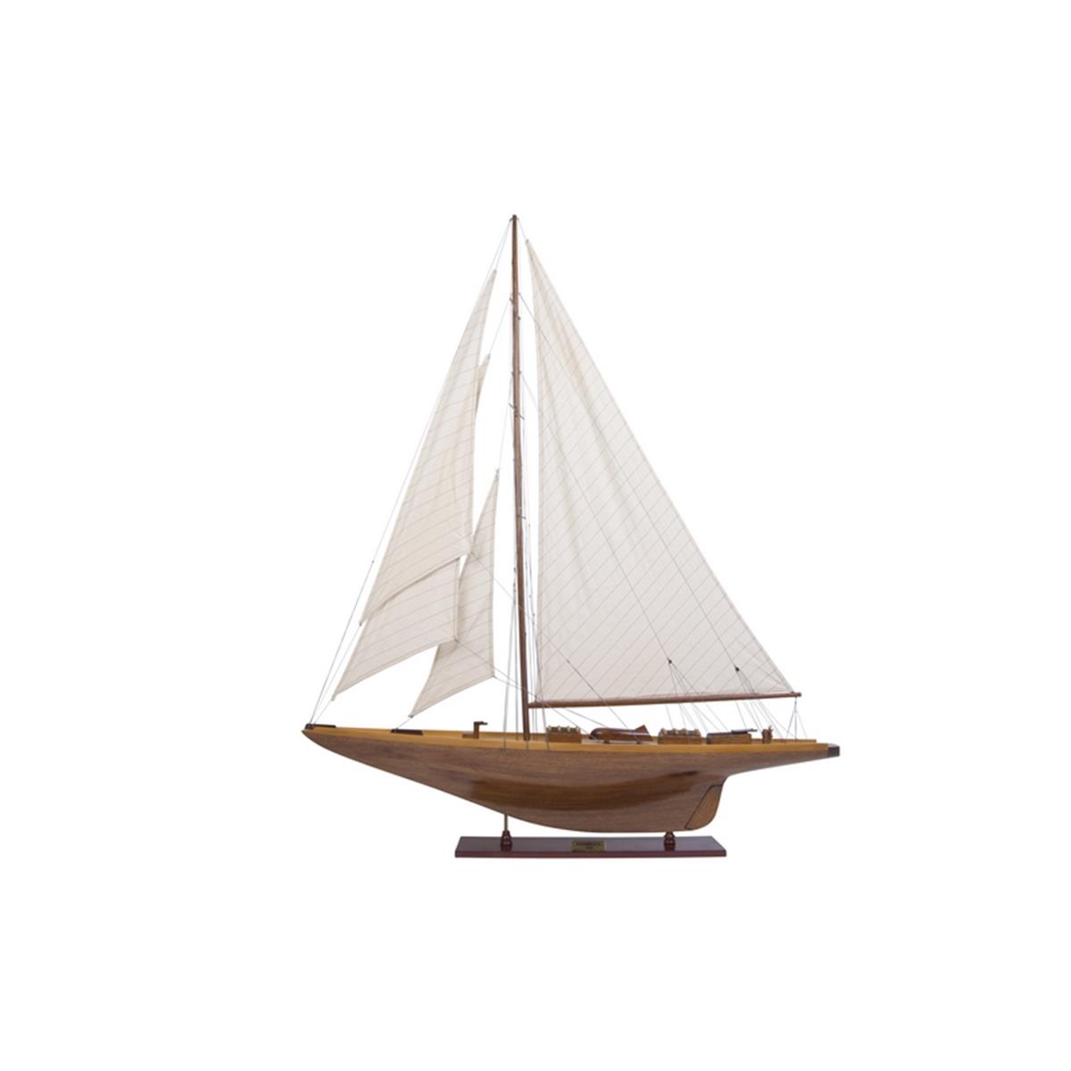 Picture of Authentic Models AS157 Shamrock Wood Yacht&#44; Multi Color