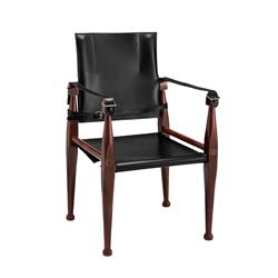 Picture of Authentic Models MF122B Bridle Campaign Chair&#44; Black