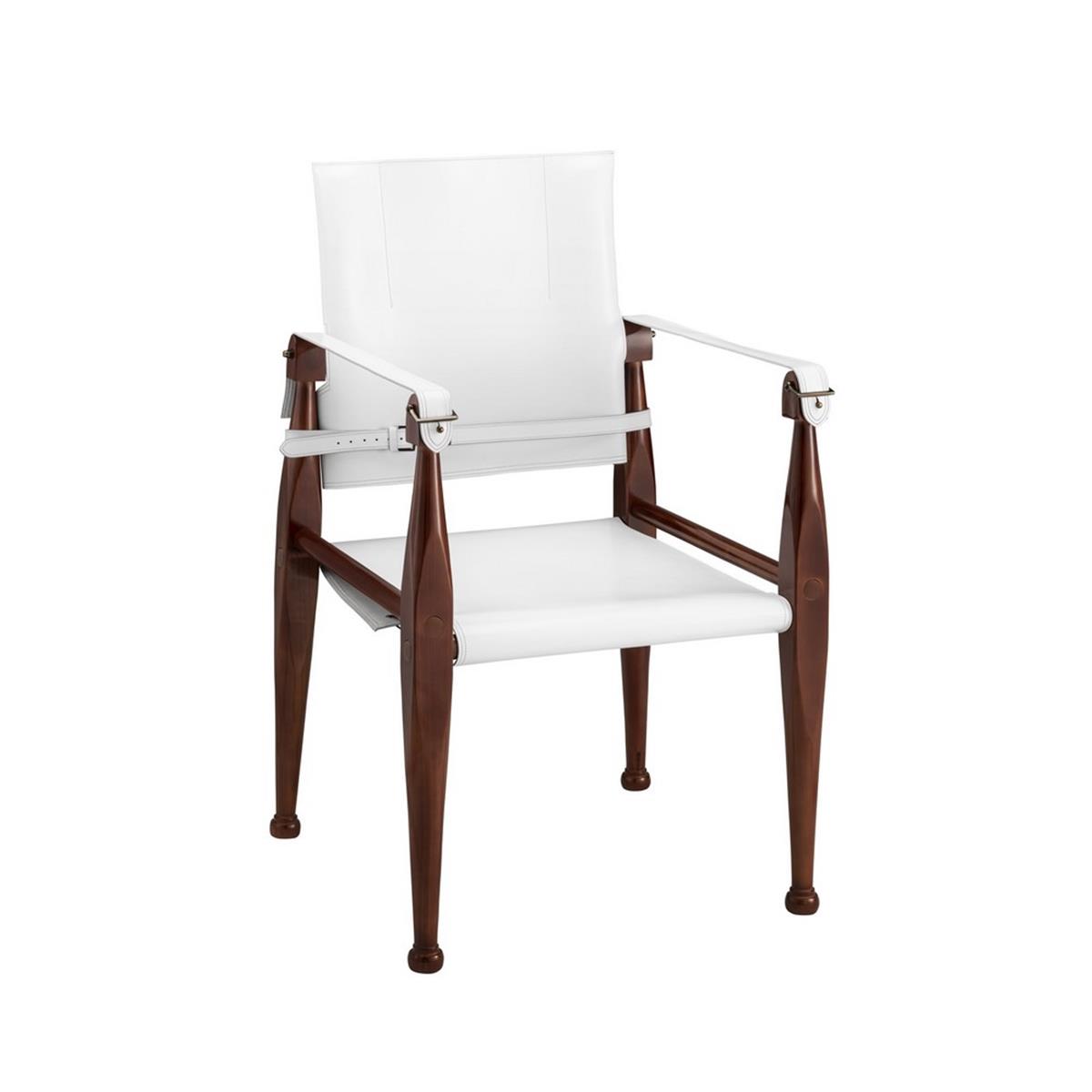 Picture of Authentic Models MF122W Bridle Campaign Chair&#44; White