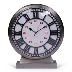 Picture of Authentic Models SC068 Waterloo Desk Clock&#44; Pewter - Extra Large