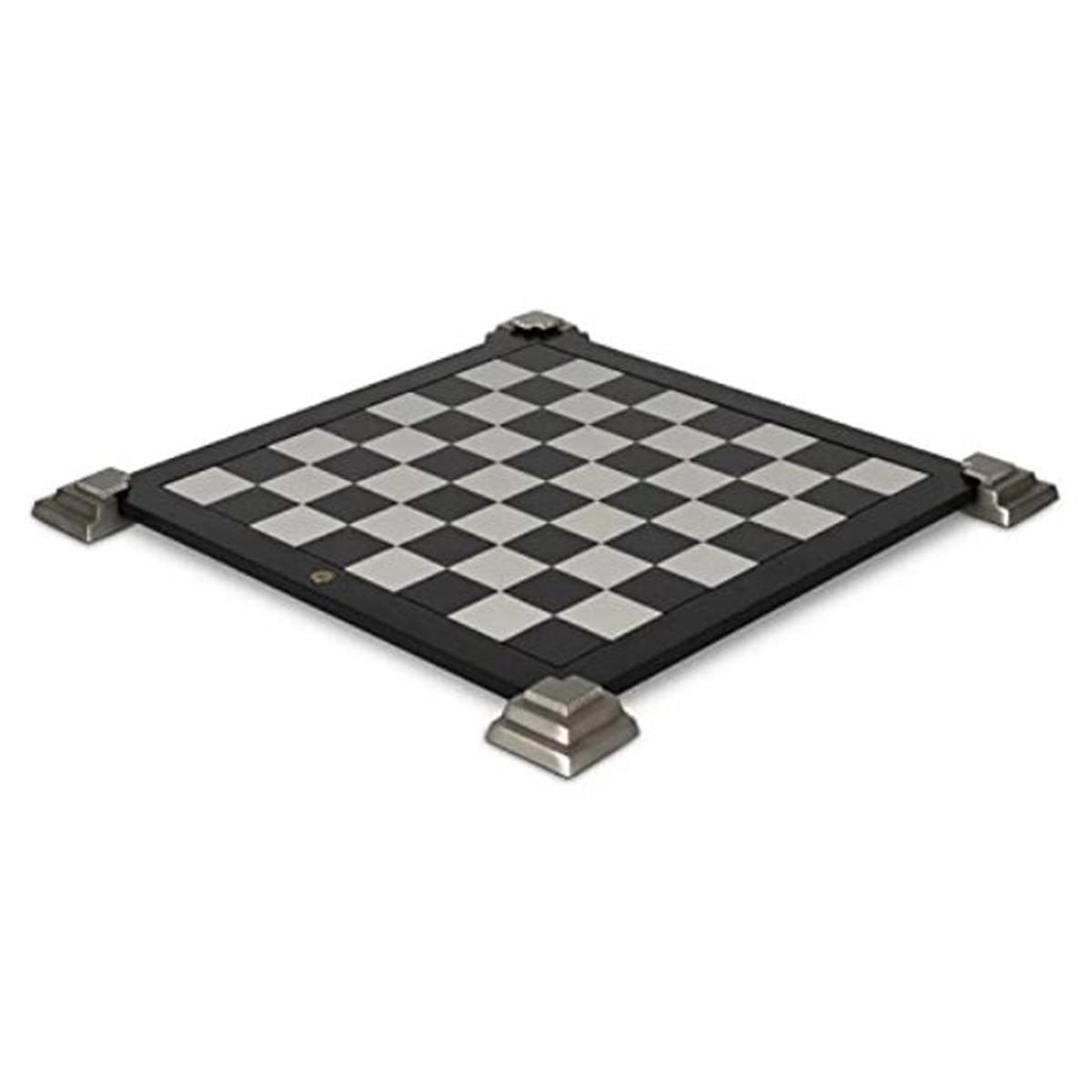 Picture of Authentic Models GR036 Silver&#44; Black & White 2-Sided Game Board