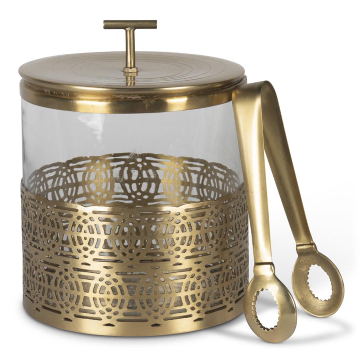 Picture of Authentic Models CS012 Gold & Transparent Art Deco Cocktail Shaker