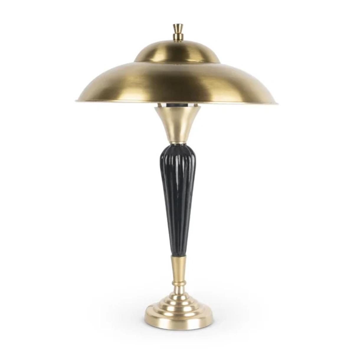 Picture of Authentic Models SL089US Black & Gold Miami Mushroom Desk Lamp