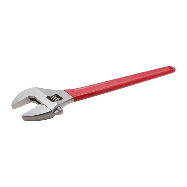 23 in. Adjustable Wrench with PVC Grip
