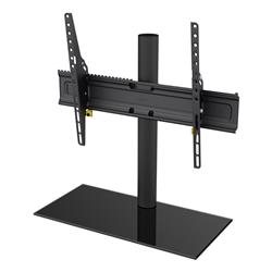 Picture of AVF B602BB-A Tilt & Turn Table Top TV Stand & Base - Black & Black Glass