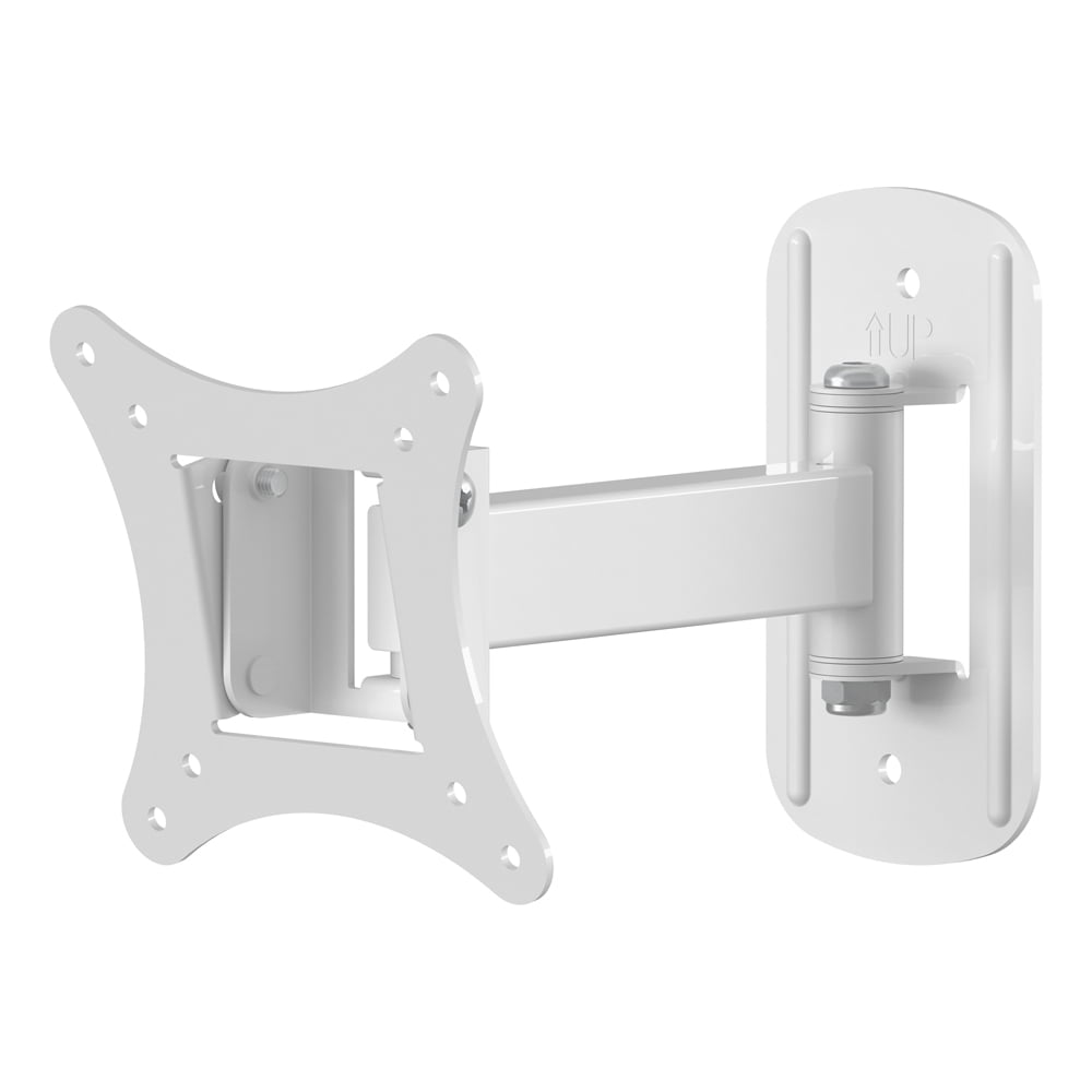 0.2 in. Single Head Extendable Tilt & Turn Monitor Wall Mount - White -  Maxpower, MA2770708
