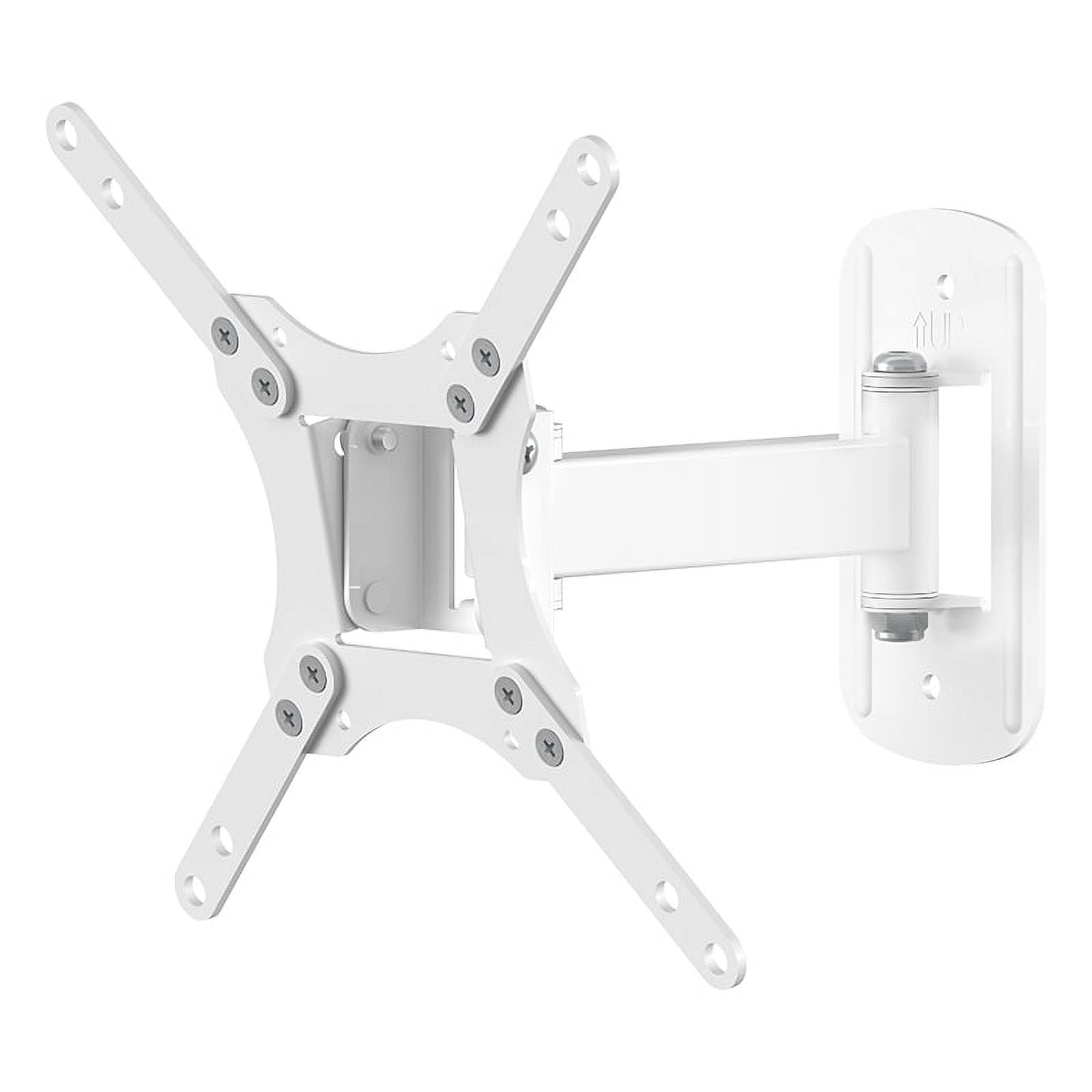 2.09 in. Single Head Extendable Tilt & Turn Monitor Wall Mount - White -  Maxpower, MA2770709