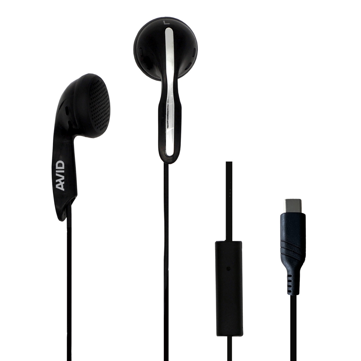 AEPP1MUSBC-01K AE-1M Econ Earbud Mic USB-C