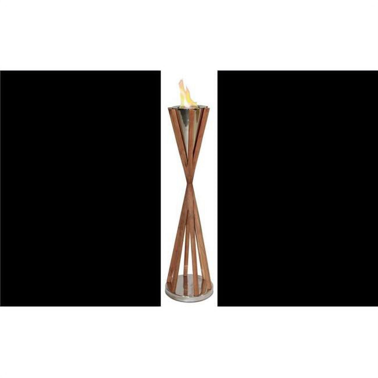 Picture of Anywhere Fireplace 90219 13 oz Indoor & Outdoor Southampton Teak Medium Fireplace