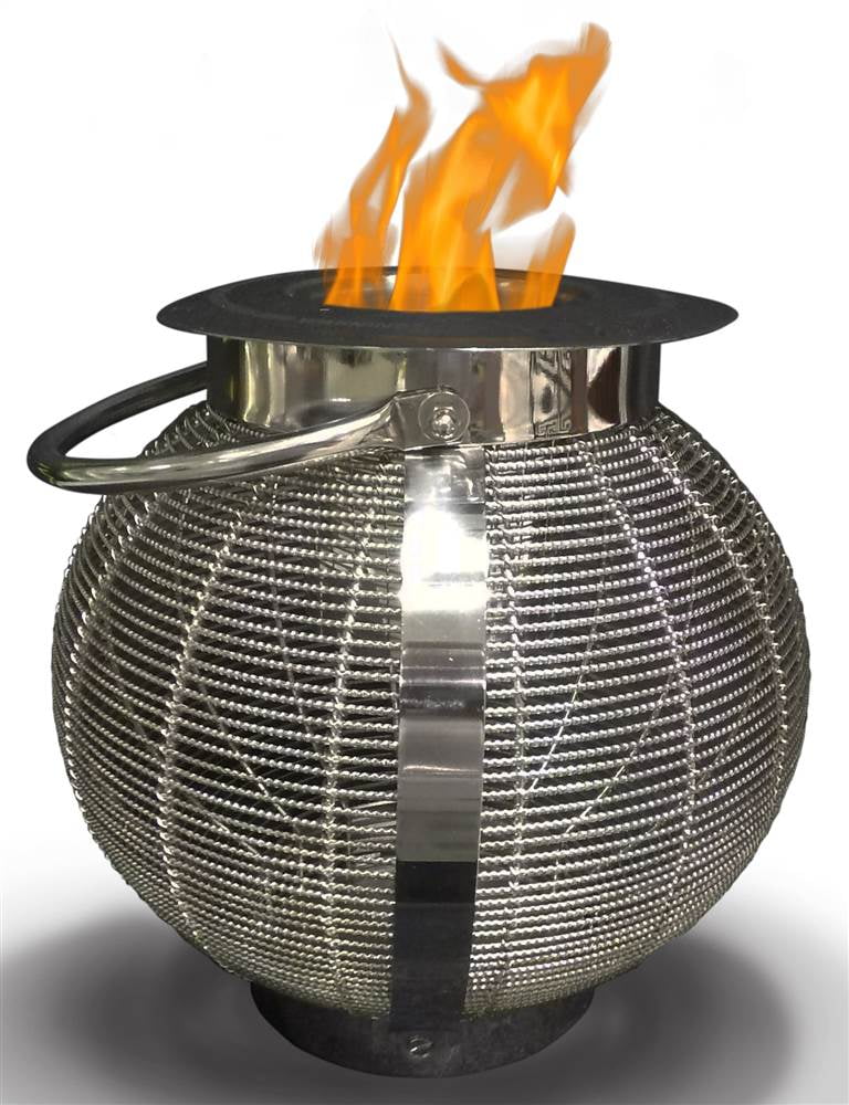 Picture of Anywhere Fireplace 90240 2 in 1 Jupiter Fireplace Lantern&#44; Silver
