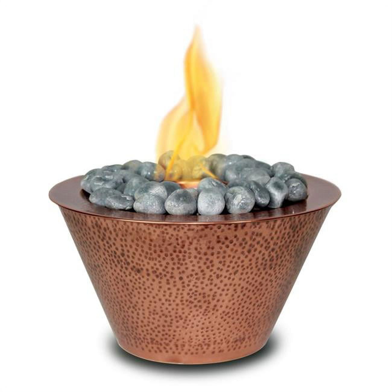 Picture of Anywhere Fireplace 90254 Oasis Indoor & Outdoor Fireplace&#44; Hammered Copper