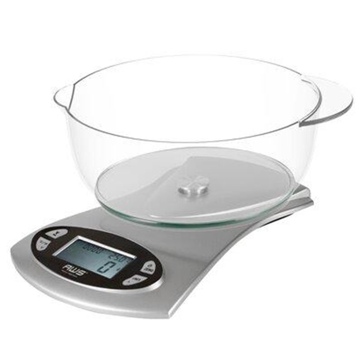 Picture of American Weigh Scales KITCHEN PRO 5KG 3 x 8 x 5 in. Kitchen Bowl Scale&#44; Plastic