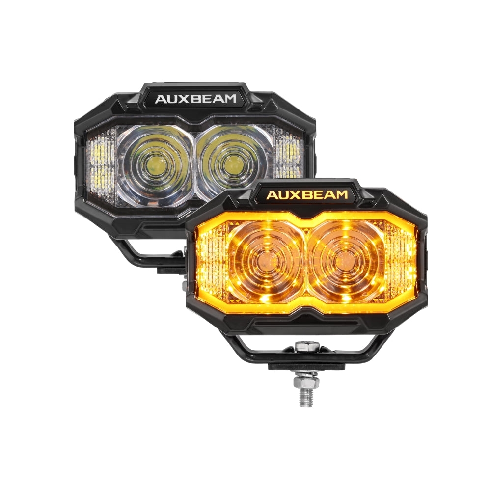 ZD000943 MASTER-T Series 5' Spot Beam Off-Road Lights with Dynamic Start-Up Amber Backlight