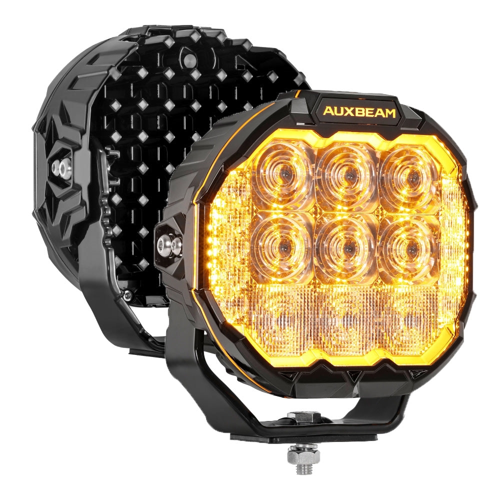 ZD000939 MASTER-T Series 7' Combo Beam Off-Road Lights with Dynamic Start-Up Amber Backlight