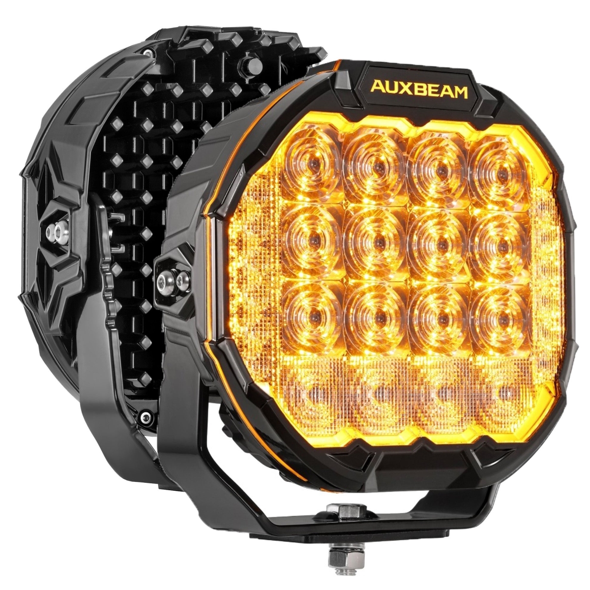 ZD000938  MASTER-T Series 9' Combo Beam Off-Road Lights with Dynamic Start-Up Amber Backlight