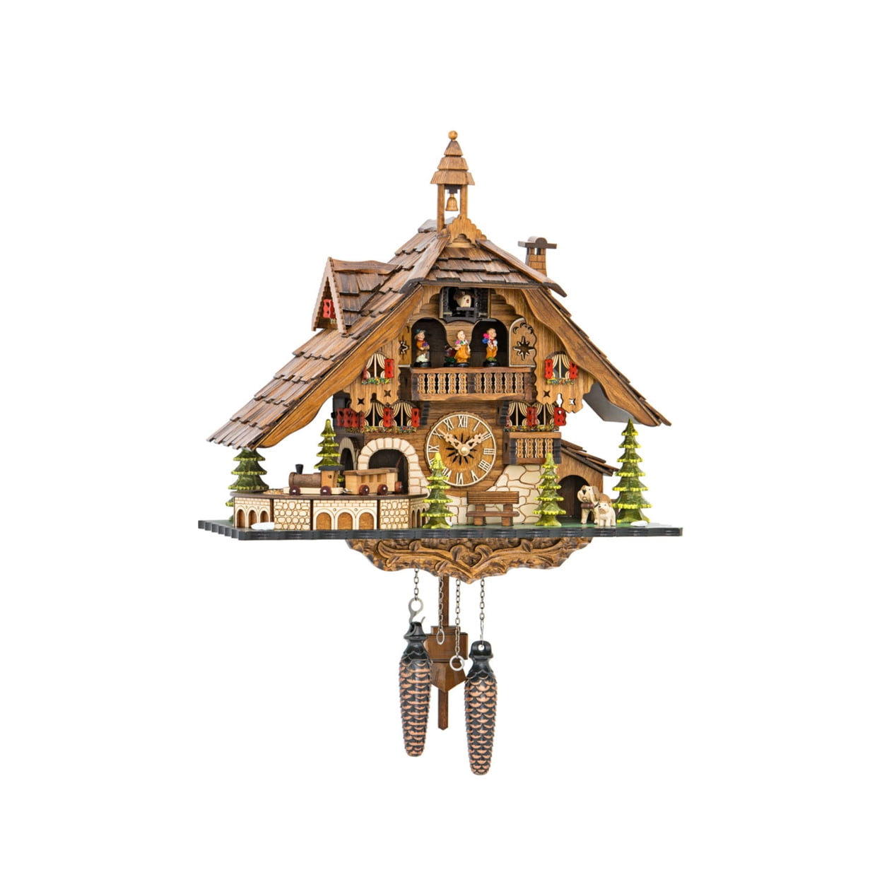 Engstler Battery - operated Cuckoo Clock rain & Dancers