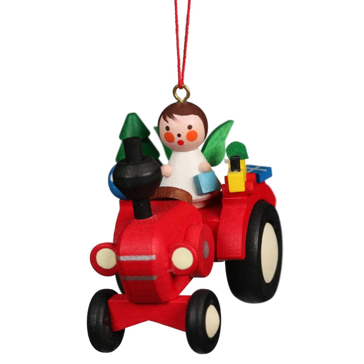 Picture of Alexander Taron 10-0642 Christian Ulbricht Ornament - Tractor with Angel