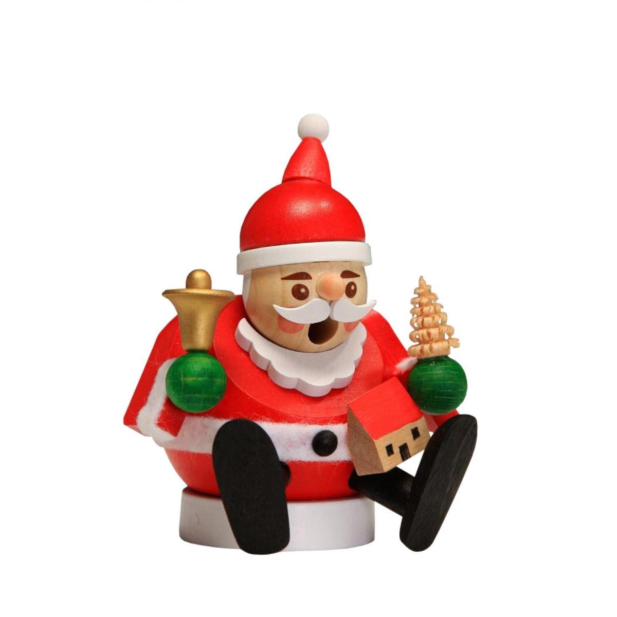 26707 Richard Glaesser Incense Burner - Mini Santa Claus