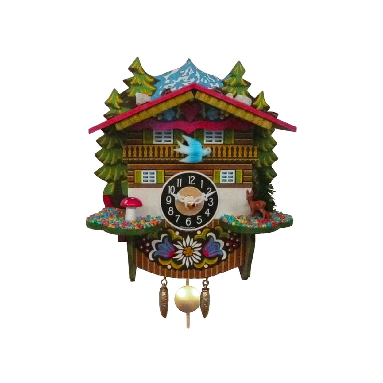 Engstler Battery-operated Clock - Mini Size with Music & Chimes